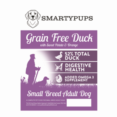 Smartypups Grain Free Adult Dog Small Breed Duck