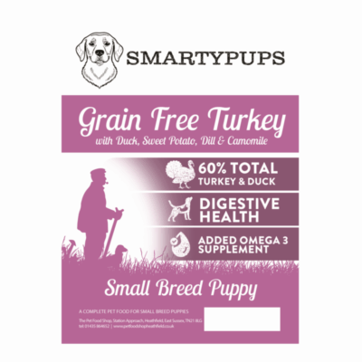 Smartypups Grain Free Puppy Small Breed Turkey