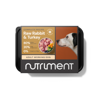 Nutriment Rabbit & Turkey Formula 500g Tray - Product Image