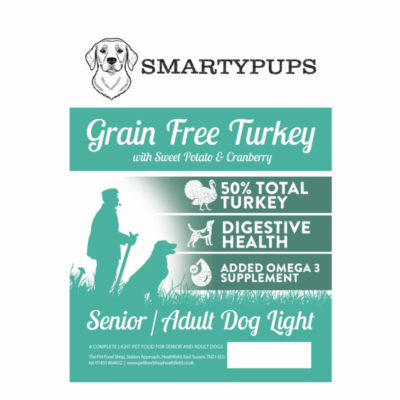 Smartypups Grain Free Senior/Light Turkey