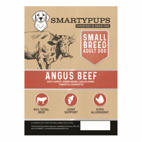Smartypups Superfood 65 Adult Dog Small Breed Angus Beef