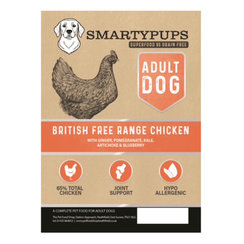 Smartypups Superfood 65 Adult Dog British Free Range Chicken