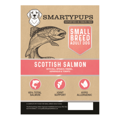 Smartypups Superfood 65 Adult Dog Small Breed Scottish Salmon