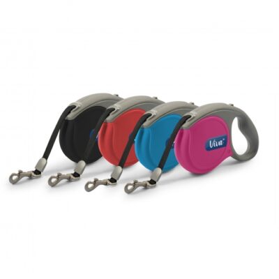 Ancol Viva Retractable 5m Lead