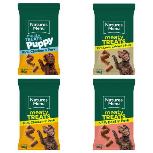 Natures Menu Real Meaty Dog Treats 50g
