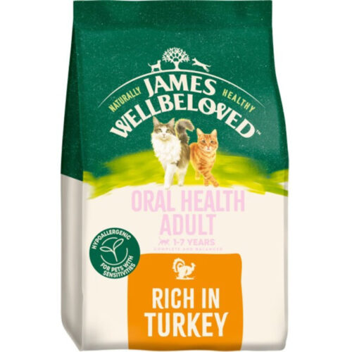 James Wellbeloved Adult Turkey Oral Health Dry Cat Food