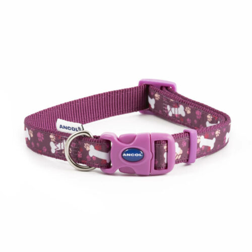 Ancol Purple Bone Collar