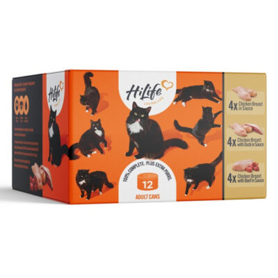 HiLife Recipes in Sauce Wet Cat Food Can 12x70g