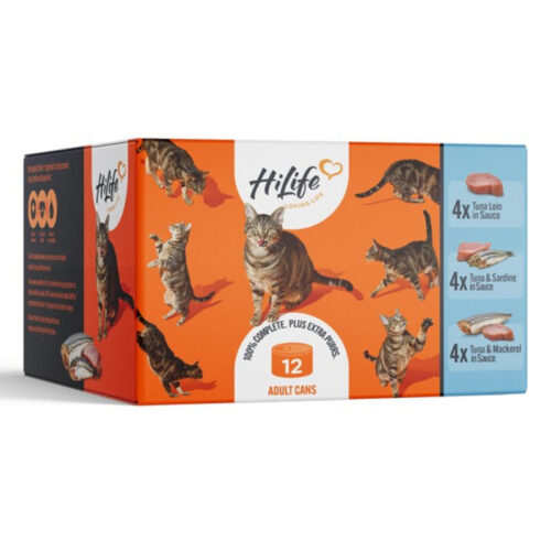 HiLife Recipes in Sauce Wet Cat Food Can 12x70g - Image 2