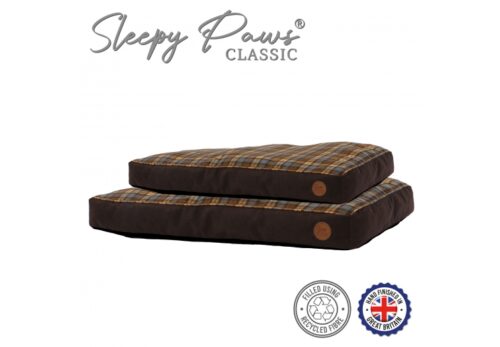 Ancol Brown & Blue Tartan Mattress