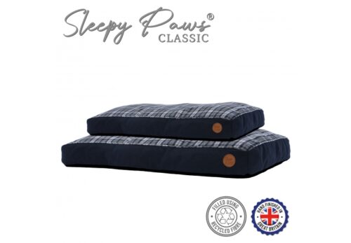 Ancol Blue & Grey Tartan Mattress