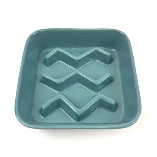 Happy Pet Slow Feed Chevron Pet Bowl 16cm