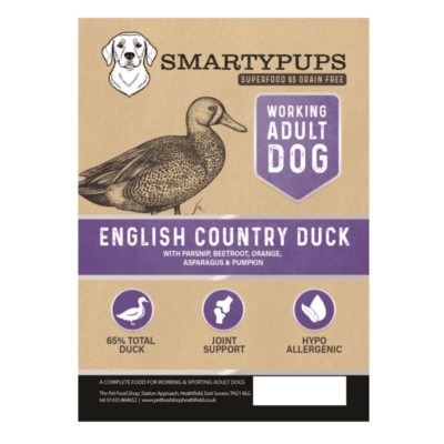Smartypups Superfood 65 Working Dog Duck 15kg