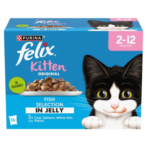 Felix Original Kitten 2-12 Months In Jelly Wet Cat Food 12x85g - Image 2