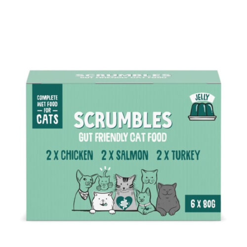 Scrumbles Wet Cat Food Selection Packs 6x80g - Image 3