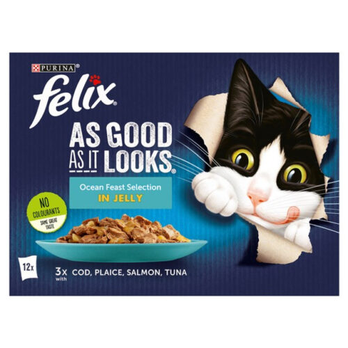 Felix As Good As It Looks 1+ In Jelly Wet Cat Food 12x85g - Image 2