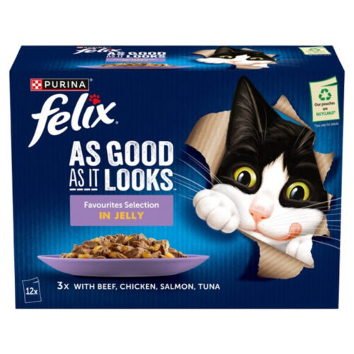 Felix As Good As It Looks 1+ In Jelly Wet Cat Food 12x85g - Image 3