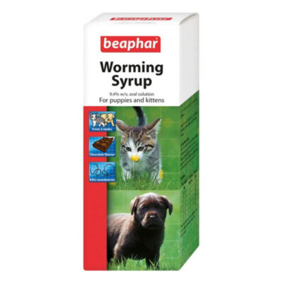 Beaphar Worming Syrup for Puppies & Kittens 45ml