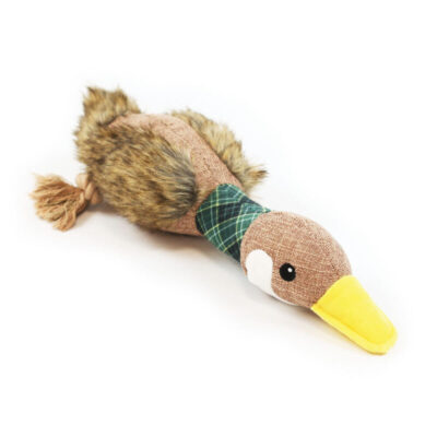 Happy Pet Festive Green Goose Dog Toy
