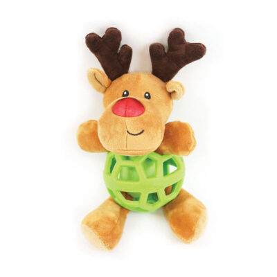 Happy Pet Ronny Reindeer TPR Body Dog Toy