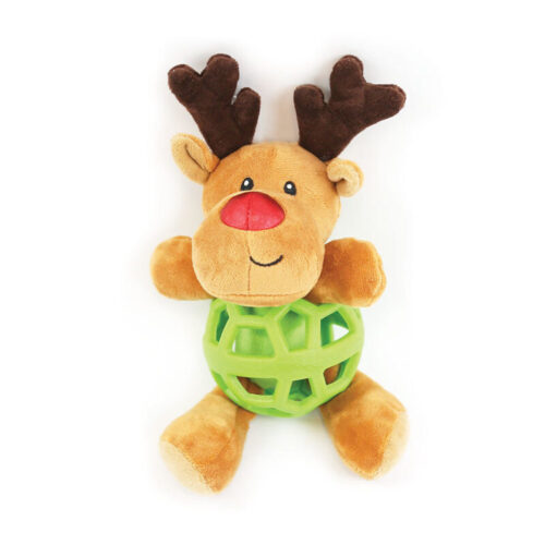 Happy Pet Ronny Reindeer TPR Body Dog Toy