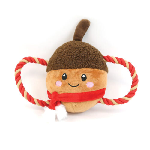 Happy Pet Christmas Chestnut Tug of War Rope Dog Toy