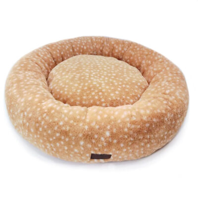 Happy Pet Christmas Reindeer Donut Bed