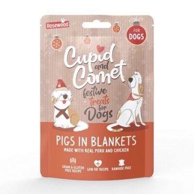 Rosewood Pigs in Blankets Dog Treats 100g