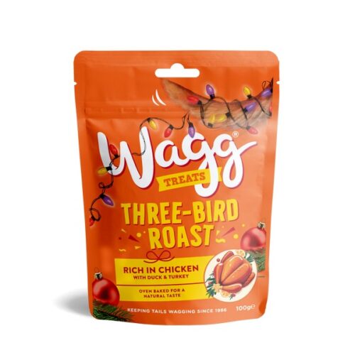 Wagg Three Bird Roast Dog Treats 100g