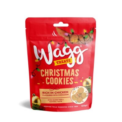 Wagg Christmas Cookies Dog Treats 100g