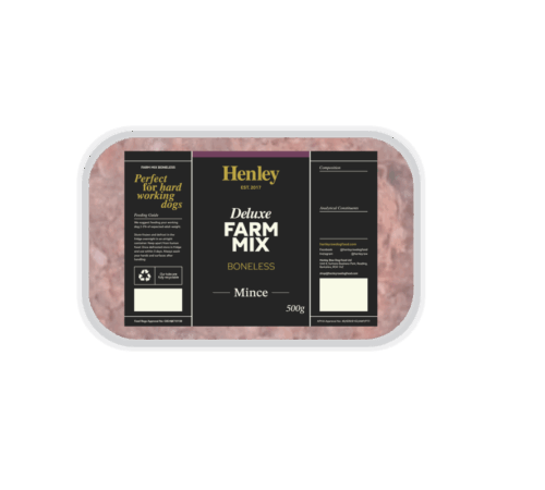 Henley Deluxe Raw Dog Food - Farm Mix