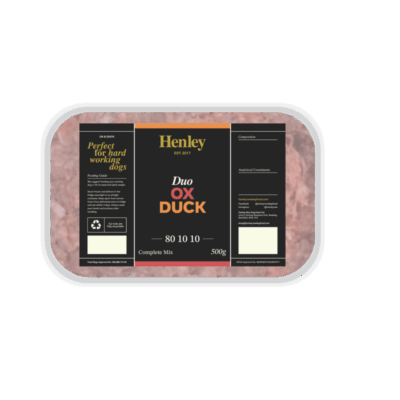 Henley Duo Raw Dog Food 500g - ox & duck