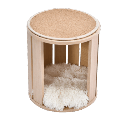 Happy Pet Heartwood Hideaway Cat Scratcher & Snooze Pod