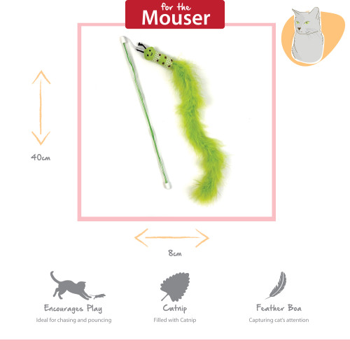 Tabby Patch Extra Long Cat Teaser - Image 3