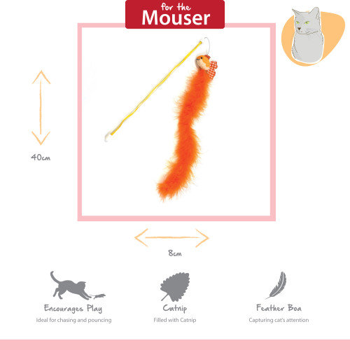 Tabby Patch Extra Long Cat Teaser - Image 5