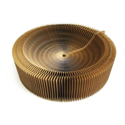 Tabby Patch Fold Flat Cardboard Cat Scratcher