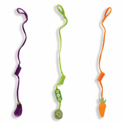 Tabby Patch Cat Bungee Toy