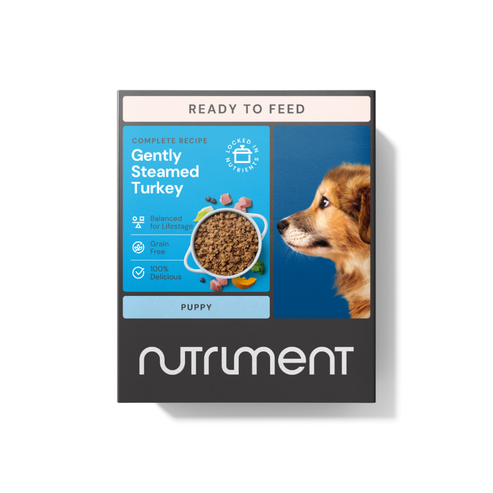 Nutriment Gently Steamed Puppy Turkey 395g