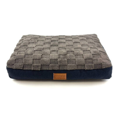 Happy Pet Checkra Pet Mattress - Graphite Grey