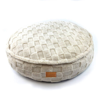 Happy Pet Checkra Pet Cushion - Latte 60x15cm