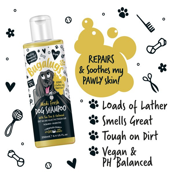 Bugalugs Medi Fresh Itchy Dog Shampoo - Image 4