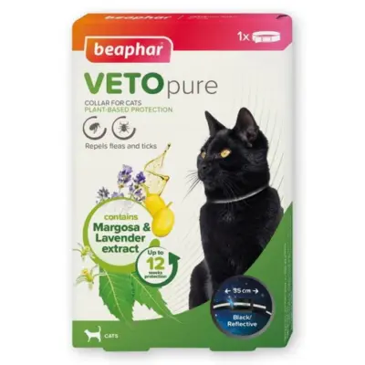 Beaphar VETOpure Flea Reflective Collar for Cats 35cm