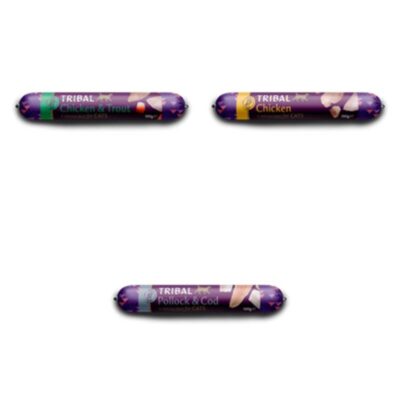 Tribal 70% Gourmet Sausage For Cats 100g