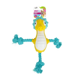 AFP Zootex Seahorse Multi-Texture Tug & Chew Toy