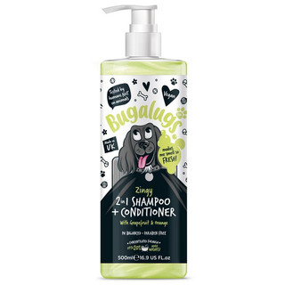 Bugalugs Zingy 2 in 1 Grapefruit & Orange Dog Shampoo & Conditioner