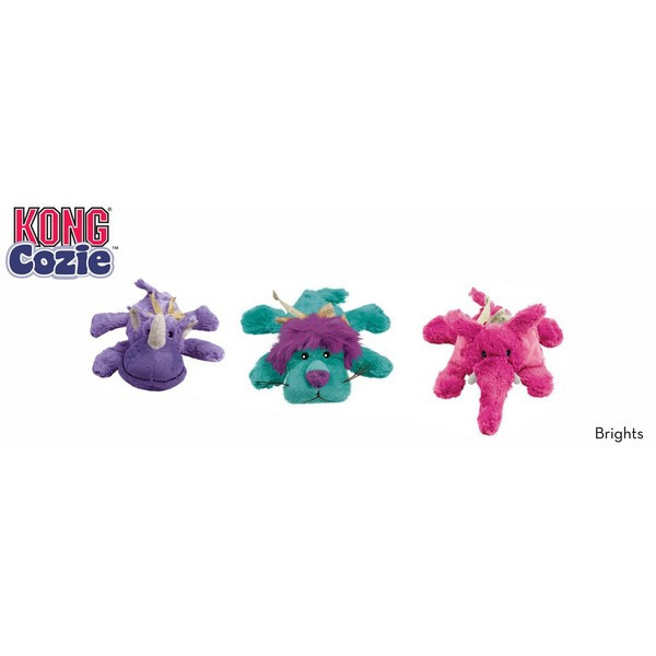 KONG Plush Cozies Brights - Medium