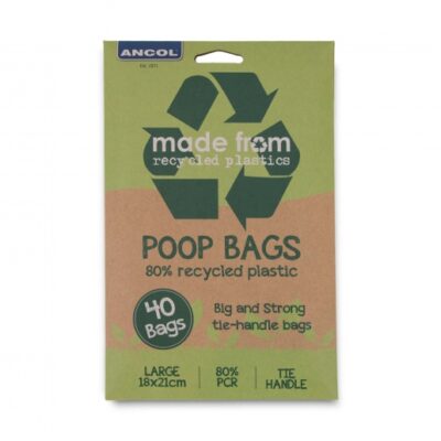 Ancol Made From Poop Bags 4 Rolls 60 Bags