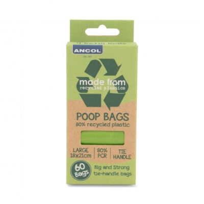 Ancol Made From Poop Bags 4 Rolls 60 Bags