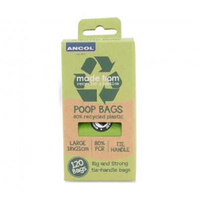 Ancol Made From Poop Bags 8 Rolls 120 Bags