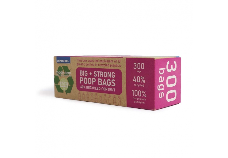 Ancol Made From Scented Giant Poop Bags Rolls 300